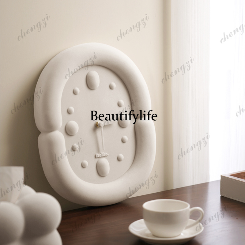 Resin Art Wall Clock - Silent Aesthetic Wall Clocks Living Room