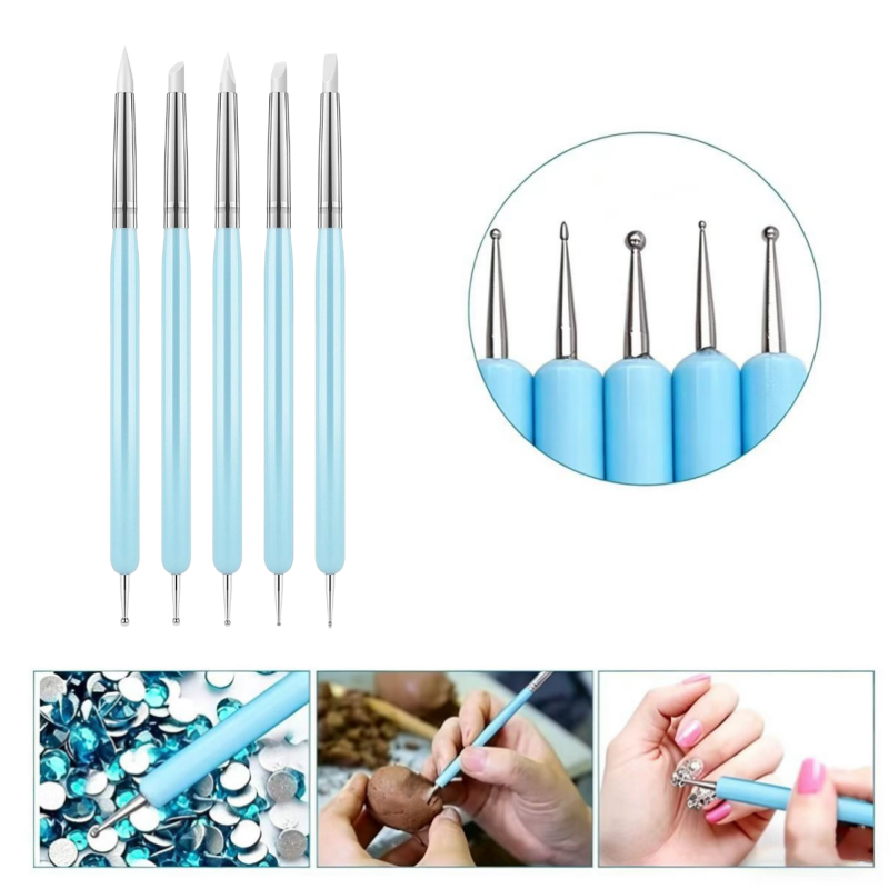 10pcs/set Multi-functional Sil - Resin Art Youtube recension och pris