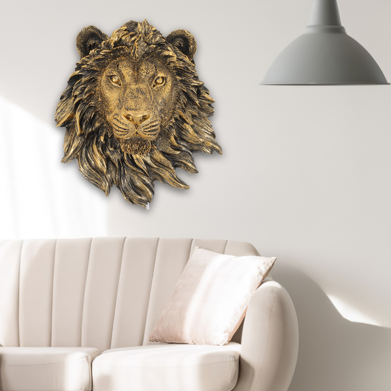 Imitation Lion Wall Decor Resi - Resin Art Sticker recension och pris