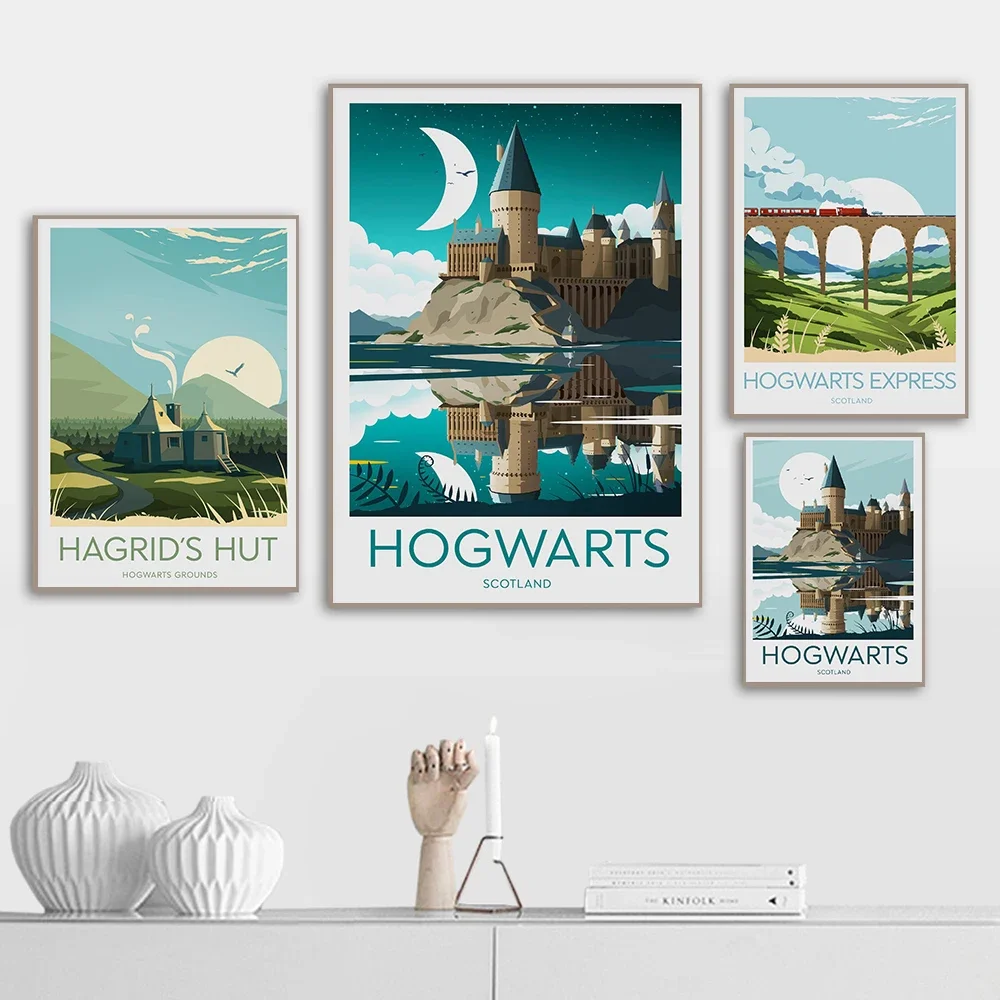 Film Aesthetics Wall Art Hogwa - Resin Art On Wall recension och pris