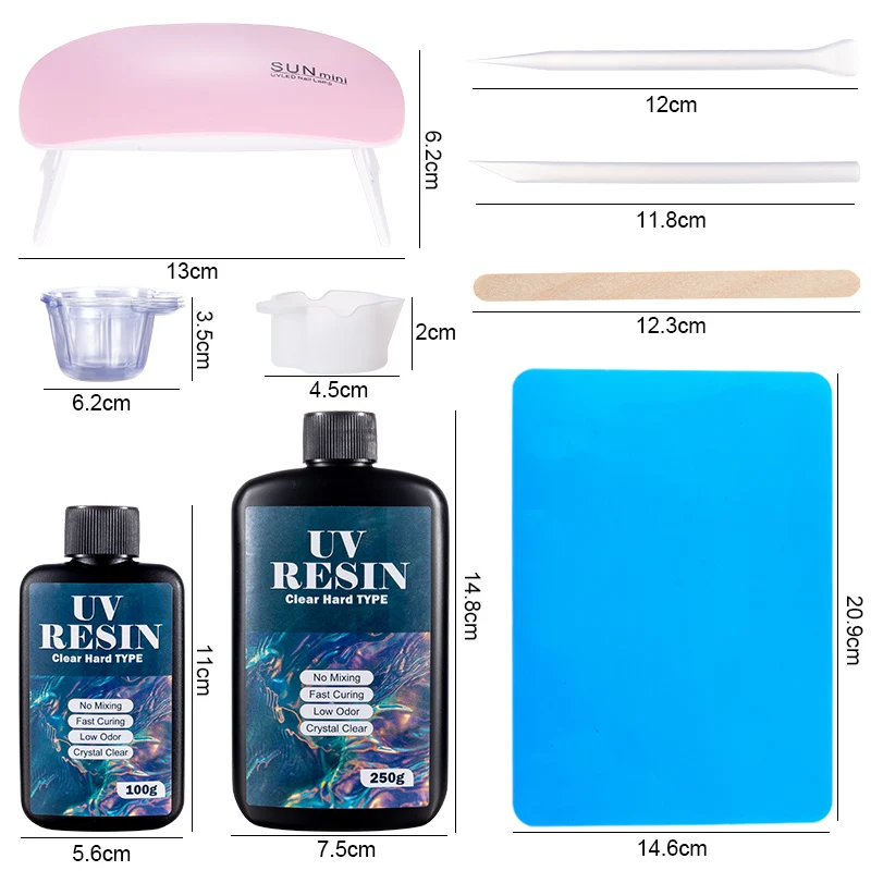 Hard UV Resin Glue Kit Fast Cu - Uv Resin Clear Hard recension och pris