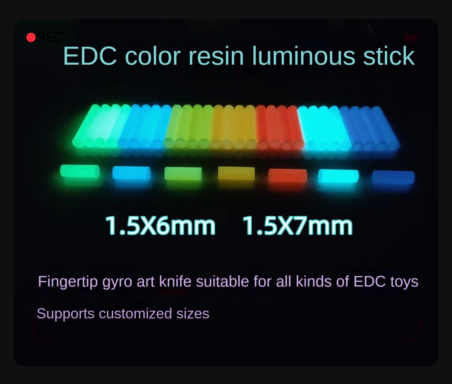 Not tritium 1.5 × 6mm 1.5 x 7m - Resin Art Youtube recension och pris
