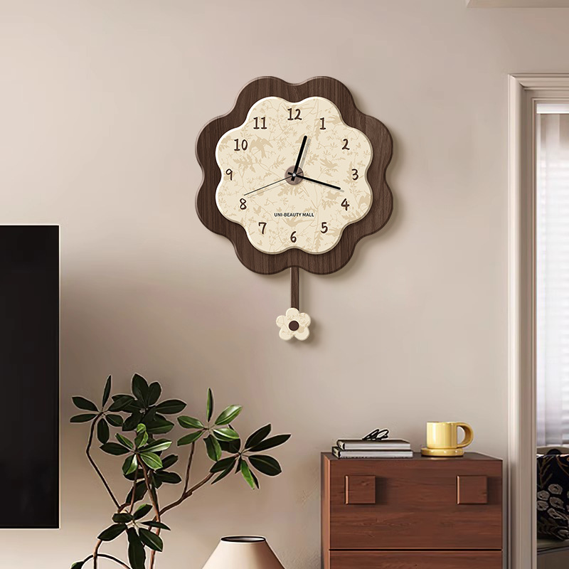 Chinese-style Creative Art Wal - Resin Art Wall Clock recension och pris
