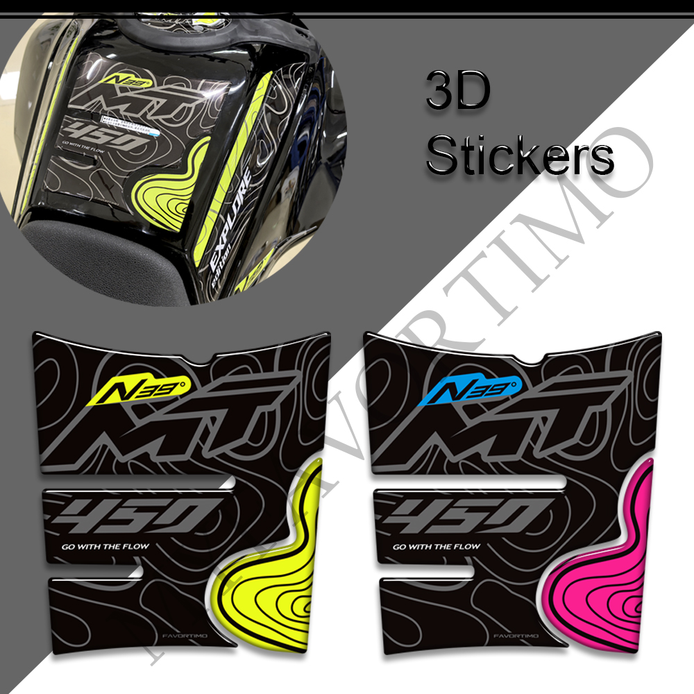New Motorcycle Tank pad Side G - Resin Art Sticker recension och pris