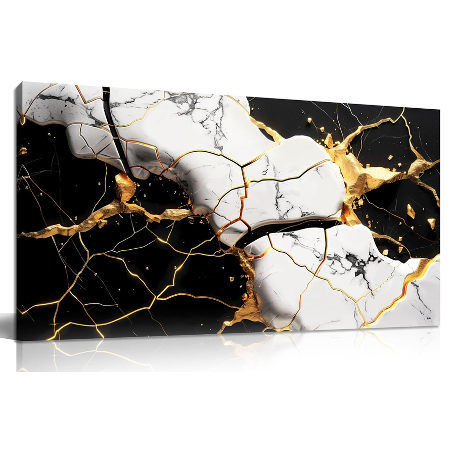 Black gold texture abstract im - Resin Art Images recension och pris