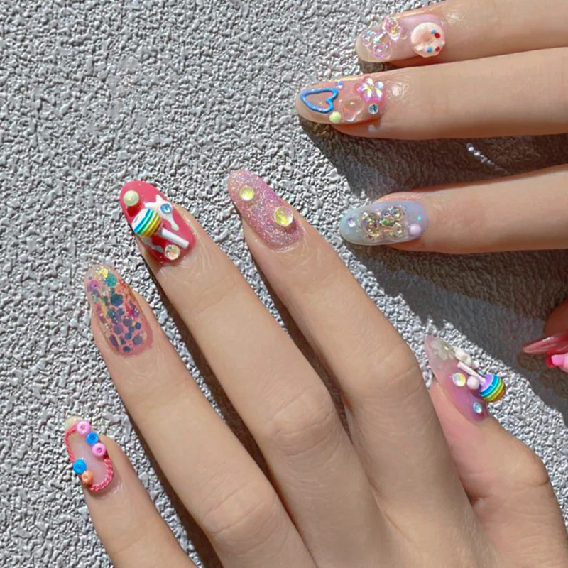 10pcs Resin Simulated Colored  - Resin Art Sticker recension och pris