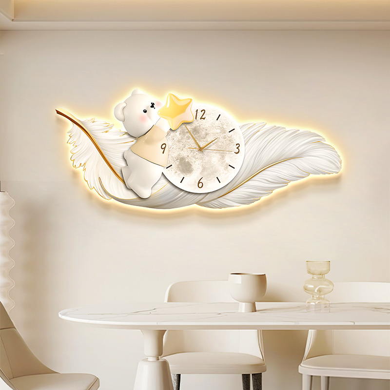 Big Size Metal Wall Art Clock  - Resin Art Wall Clock recension och pris