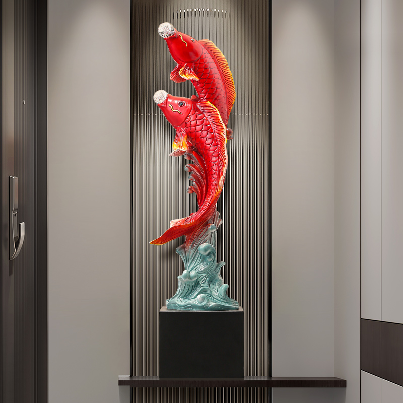 Five-Flavored Fish Sculpture,R - Resin Art In Floor recension och pris