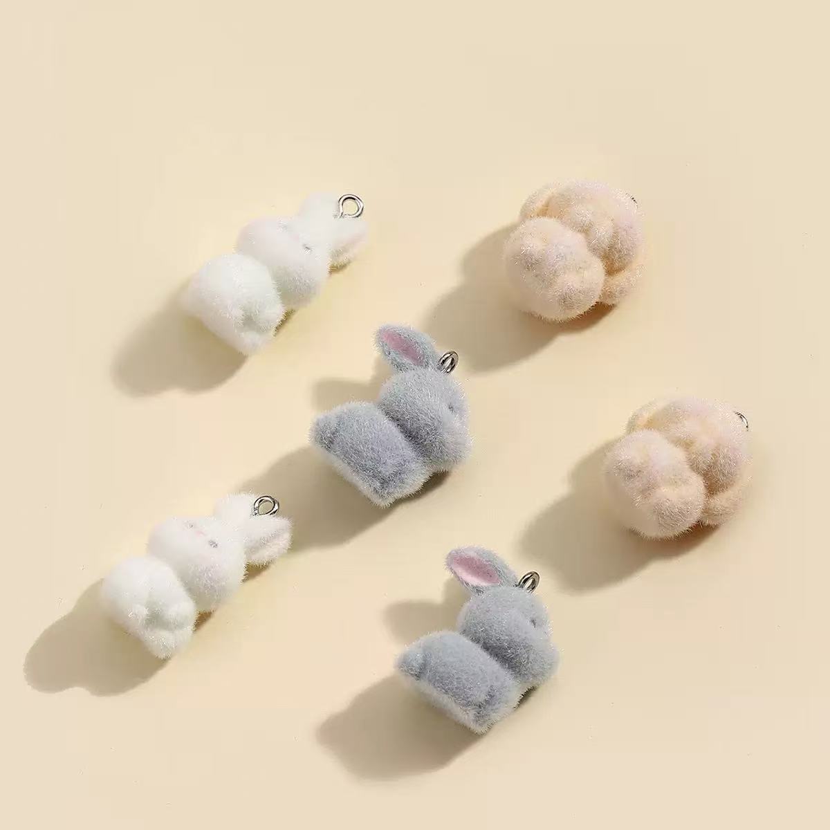 10pcs Flocking Little Rabbit R - Resin Art Gift Ideas recension och pris