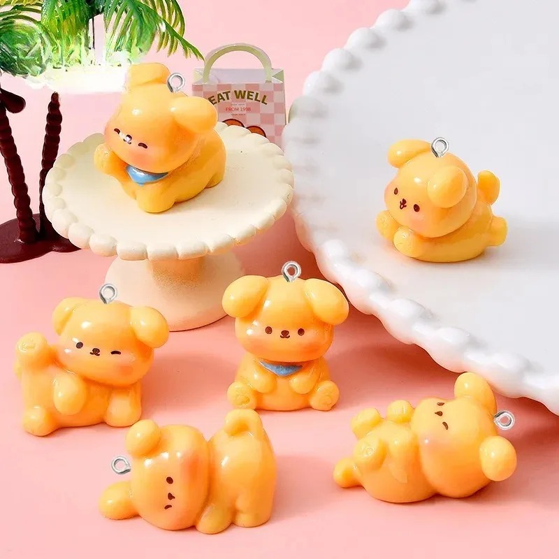 10Pcs Cute Cartoon Dog Acrylic - Resin Art Gift Ideas recension och pris
